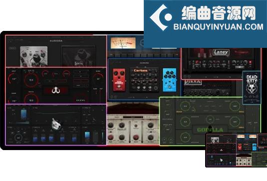 电吉他贝斯效果器套装 Aurora DSP Everything Bundle v2024.7 MacOS （包含Absylon Banshee Nano DriveThru Mammoth Gorilla Rhino IronHeart Laboga Chainsaw Distortion Hector 510EQ Rotten Pool FenrIR Goblyn Invisible Verb Pro Liver6 Tuna Unified Preamplifier）