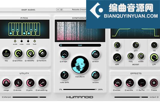 人声电音机器化调音插件 BABY Audio Humanoid v1.0.0 R2R