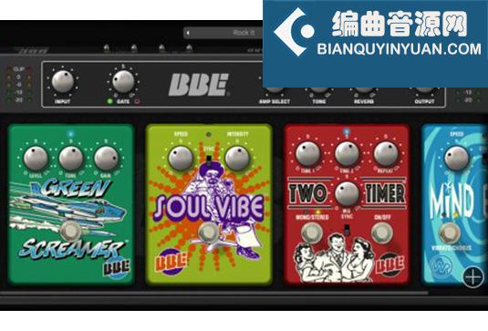 吉他效果器插件 BBE Sound Stomp Board v1.6.1 R2R Win
