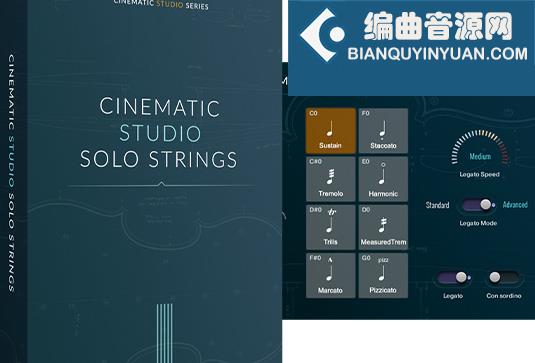 CSS电影工作室独奏弦乐 Cinematic Studio Solo Strings