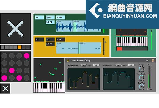 可视化音乐编程软件 Cycling 74 Max 8.6.4 incl RNBO MacOS-HCiSO