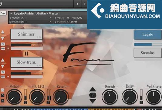 后摇氛围吉他 David Forner El Dorado Legato Ambient Guitar