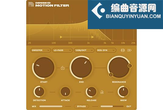 动感滤波器 Denise Audio Motion Filter v1.1.0