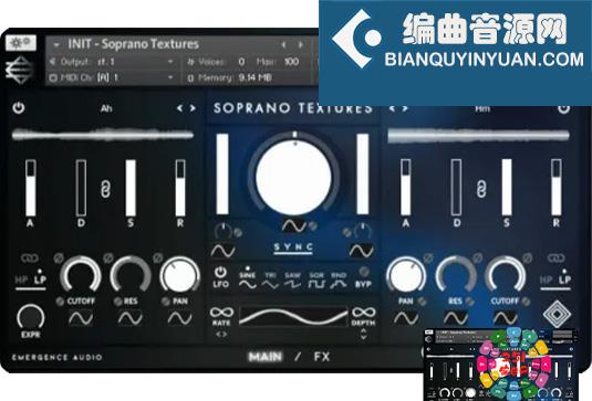 人声音景氛围音色 Emergence Audio Soprano Textures