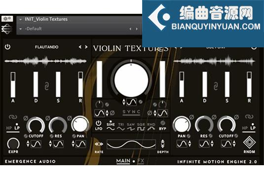 电影神韵小提琴 Emergence Audio Violin Textures v2.0.0