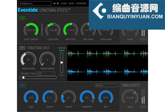 瞬态和音调控制插件 Eventide Physion v2.8.15 R2R Win