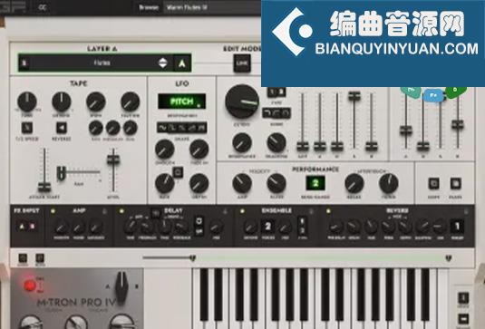 模拟合成器 GForce Software M-TRON PRO IV v1.0.0 MacOS-MORiA