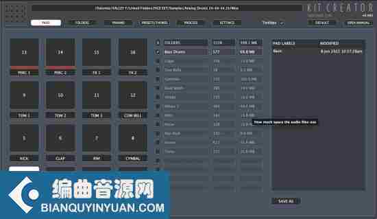 打击垫 – Homegrown Sounds Kit Creator v0.992 MAC