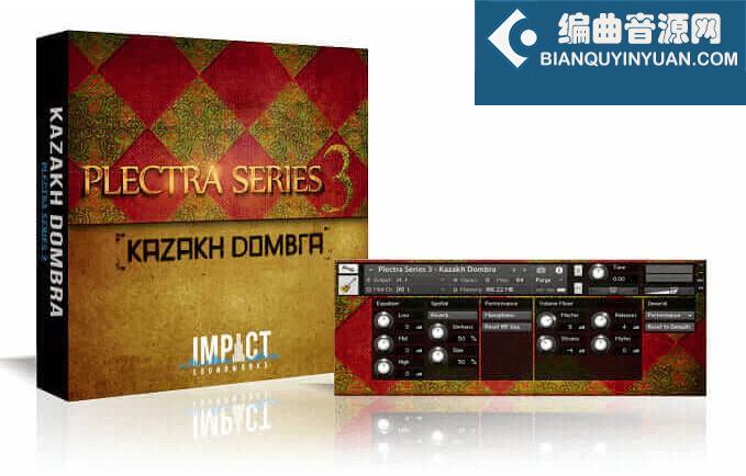 冬不拉琴 Impact Soundworks Plectra Series 3 Kazakh Dombra