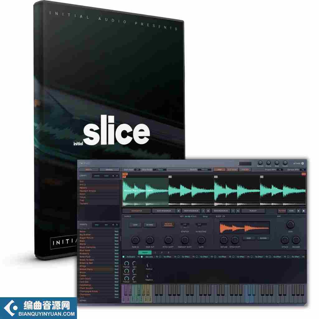 循环切片器和节拍制作插件 – Initial Audio Slice v1.2.0 Incl Keygen WIN/macOS-R2R