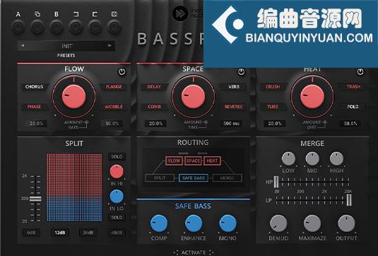 贝斯混音增强插件 InstantAudio BassRift v1.1.0 Win-BUBBiX