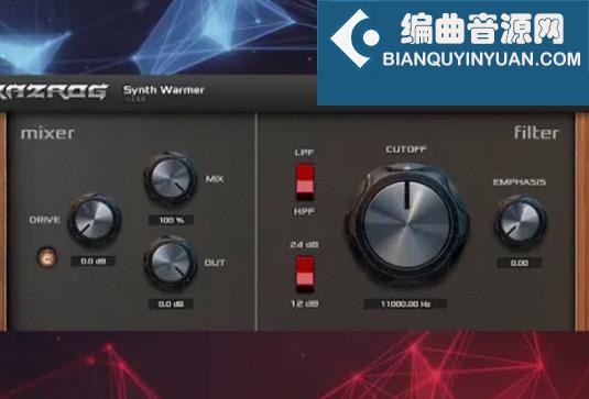 模拟单声道合成器 Kazrog Synth Warmer v1.2.2