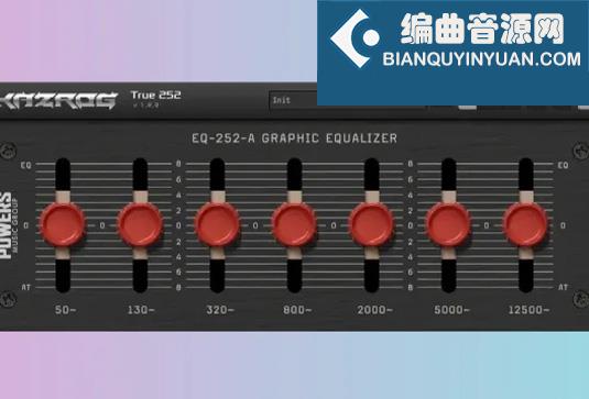 模拟波段图形均衡器 Kazrog True 252 v1.1.2