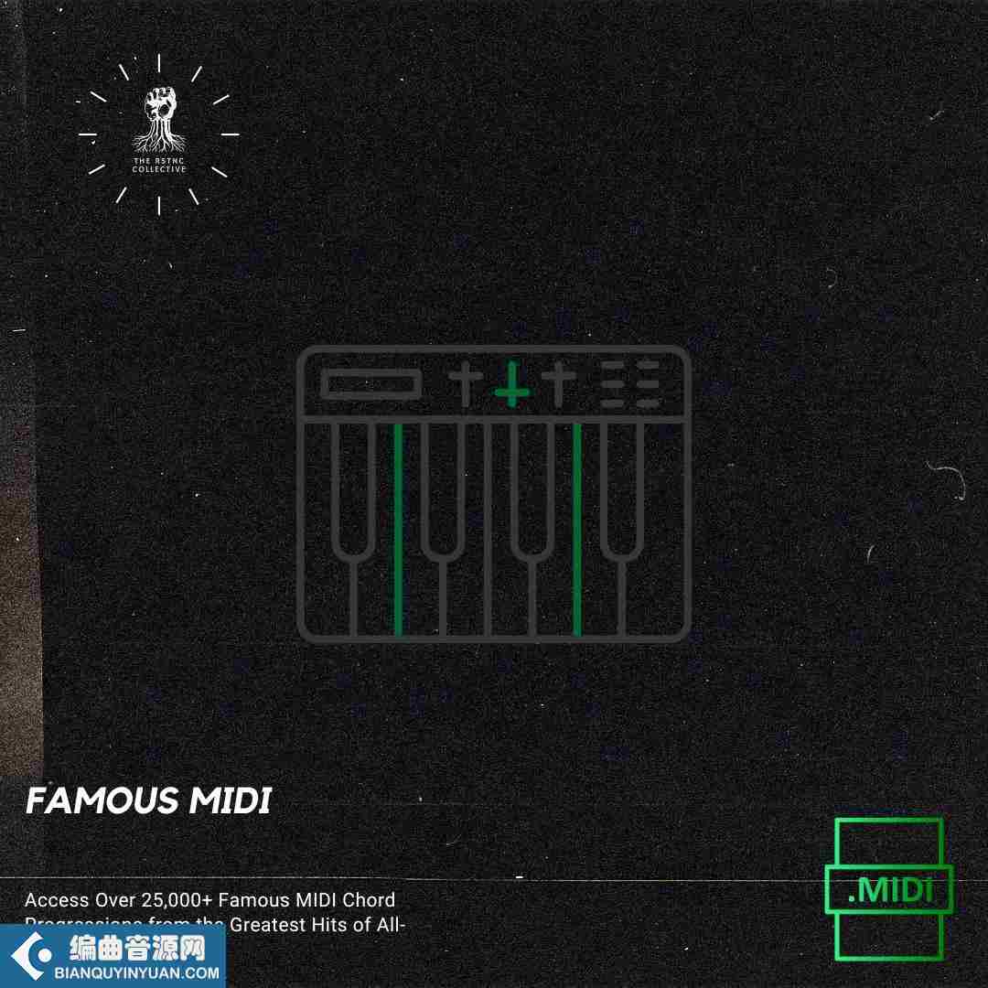 和弦进行MIDI包 – The RSTNC Collective – The RSTNC Famous MIDI