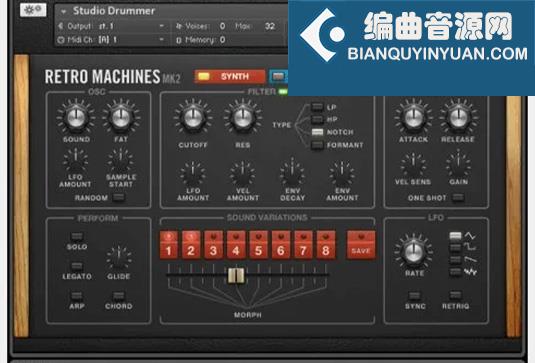 复古键盘合成 Native Instruments Retro Machines MK2 v1.3.2