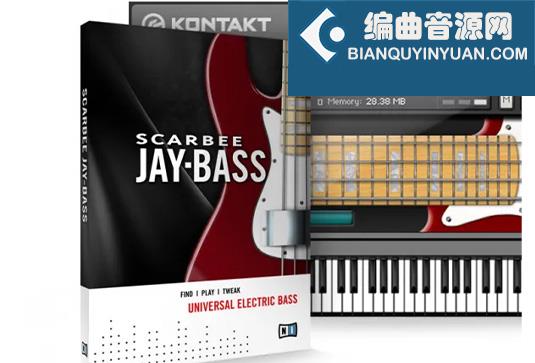 爵士电贝斯 Native Instruments Scarbee Jay-Bass