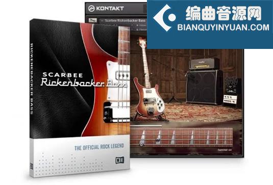 摇滚贝斯 Native Instruments Scarbee Rickenbacker Bass v1.3.0