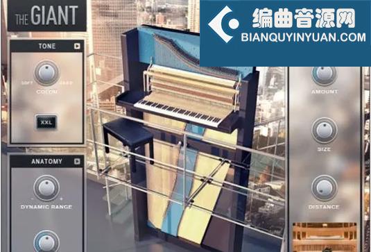 立式大钢琴 Native Instruments The Giant