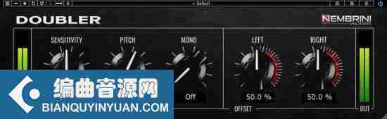 吉他演奏实时转换立体声双轨信号插件 – Nembrini Audio Doubler v1.0.0 WIN