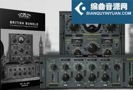 英伦混音插件套装 Nomad Factory British Bundle v2.0.0 R2R Win