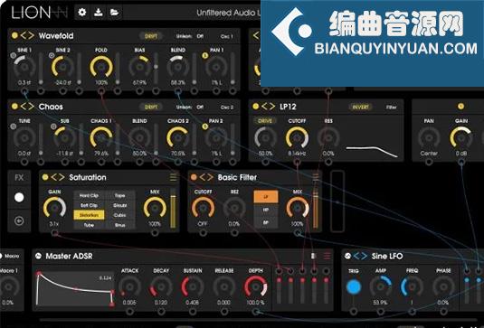 双振荡器合成器 Plugin Alliance Unfiltered Audio Lion v1.5.0 R2R Win
