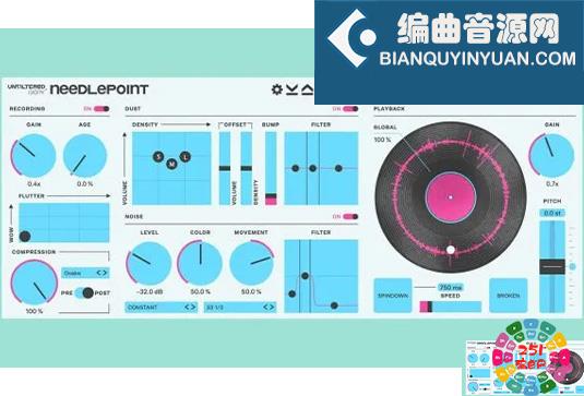 黑胶仿真效果器 Plugin Alliance Unfiltered Audio Needlepoint v1.0.6 TC Win