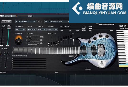 7 弦电吉他音源 Plugin Alliance WEDGE FORCE Hydro v1.0.3 R2R Win