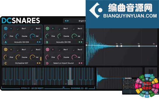 军鼓结构套件 Plugin Boutique DC Snares v1.0.2 MacOS