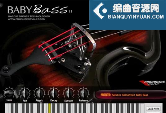 虚拟贝司音源插件 Producers Vault Baby Bass v2.8.4 MacOS