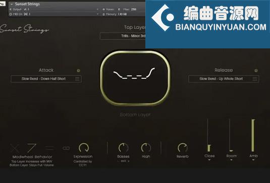 电影日落弦乐音色 Realitone Sunset Strings v1.1.0