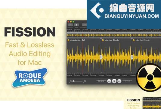 音频编辑软件 Rogue Amoeba Fission v2.8.6 MacOS