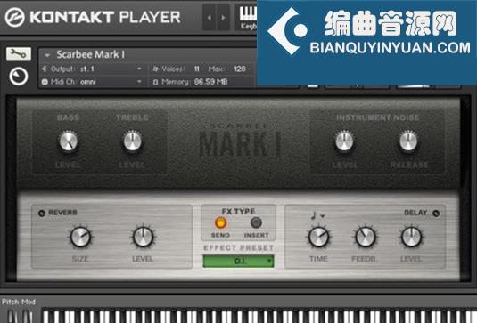 经典电钢琴 Native Instruments Scarbee Mark I v1.4.0