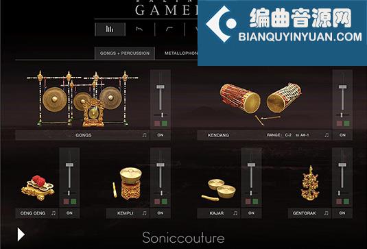 巴厘岛伽美兰音色 Soniccouture Balinese Gamelan II v2.1.0