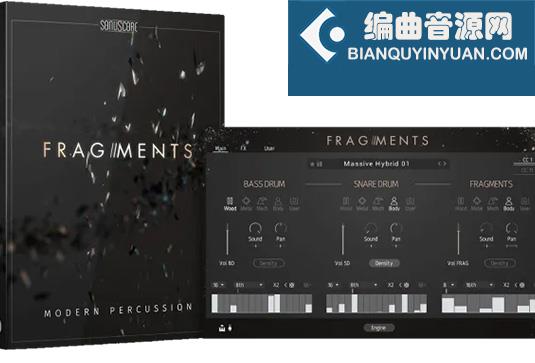 电影打击乐 Sonuscore Fragments Modern Percussion
