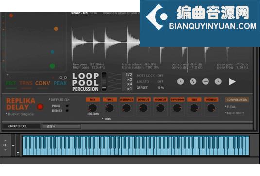 节奏打击乐器循环音色 Sound Dust Loop Pool Percussion