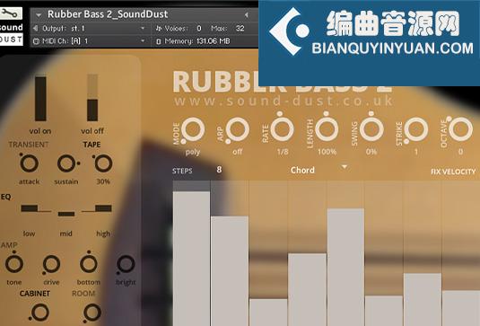 小卡拉四弦琴贝司 Sound Dust Rubber Bass 2