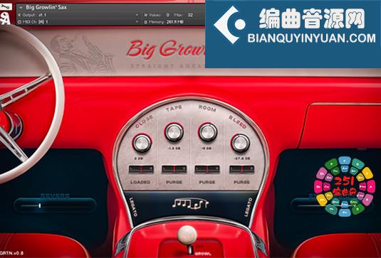 萨克斯风音色 Straight Ahead Samples Big Growlin Sax v1.1