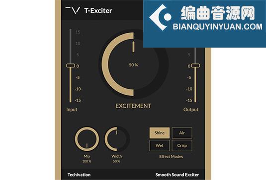 高频空气感增强插件 Techivation T-Exciter v1.2.0 R2R Win