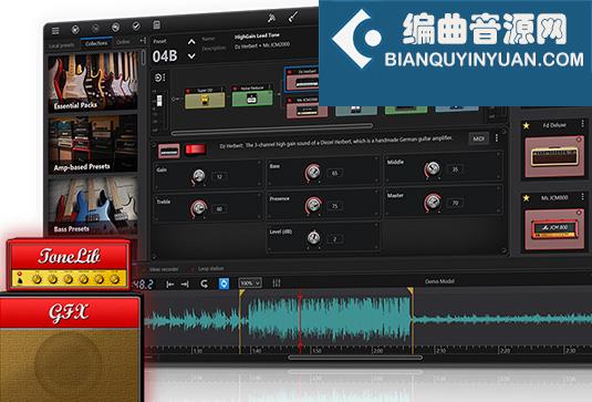 电吉他箱体模拟效果器 ToneLib GFX v4.8.1 R2R