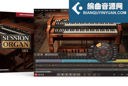 EZkeys 2 拓展管风琴音色库 Toontrack Session Organ EKX v1.0.0