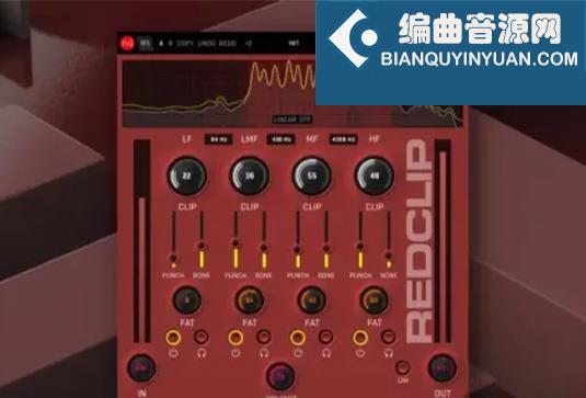 多频段削波插件 W.A. Production RedClip v1.0.0 BUBBiX Win