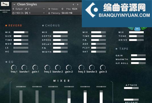 电影配乐吉他氛围音色 Waverunner Audio Celestial Guitar v1.1b