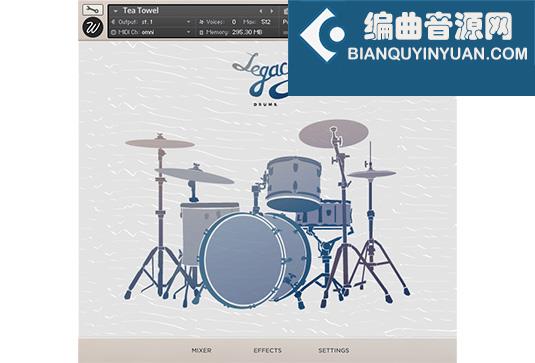 经典架子鼓 Wavesfactory Legacy Drums