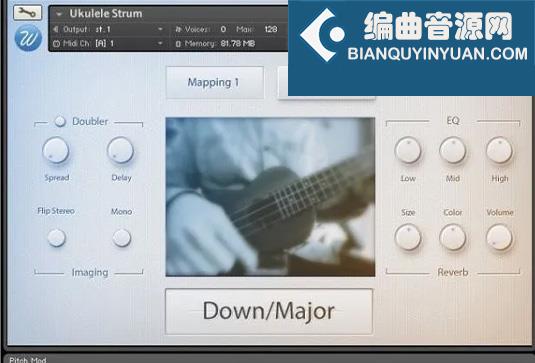 尤克里里扫弦音色 Wavesfactory Ukulele Strum 2.0