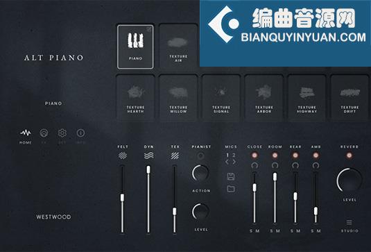 直立式特色古钢琴 Westwood Instruments ALT PIANO v2.0