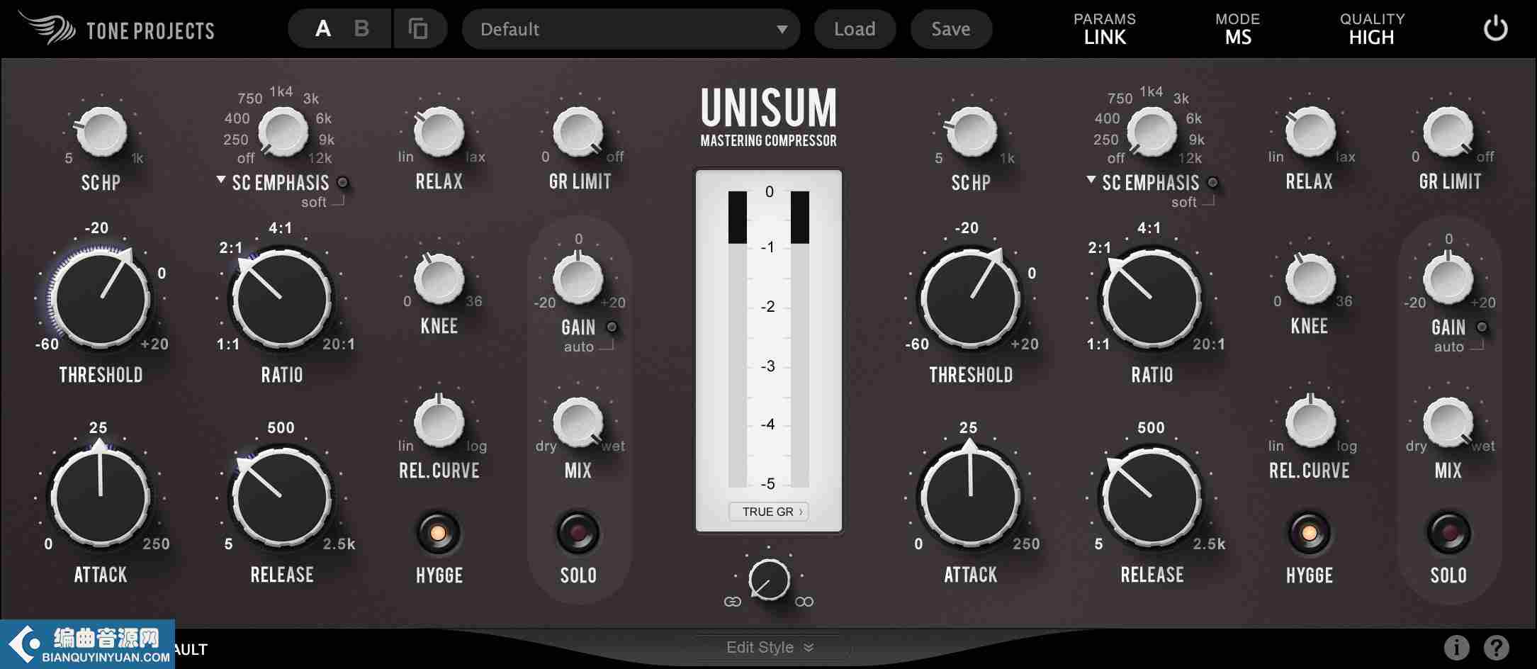 母带压缩器 – Tone Projects Unisum Mastering Compressor v1.1.3 WIN