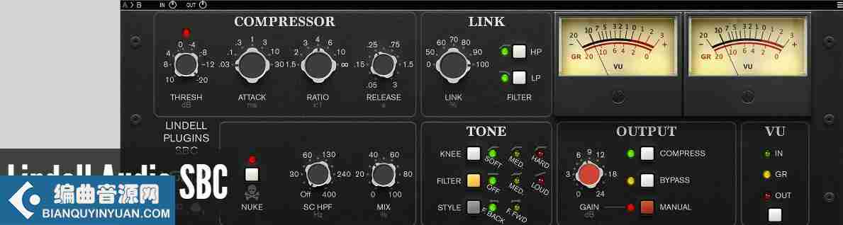 压缩机 – Plugin Alliance Lindell SBC v1.0.1 WIN