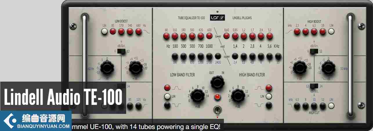 均衡器 – Plugin Alliance Lindell Audio TE-100 v1.1.2 WIN