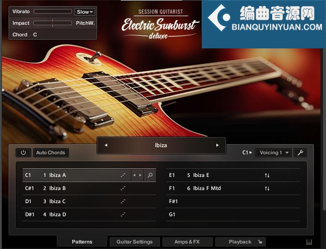 旭日电吉他 Native Instruments Session Guitarist Electric Sunburst Deluxe v1.1.0