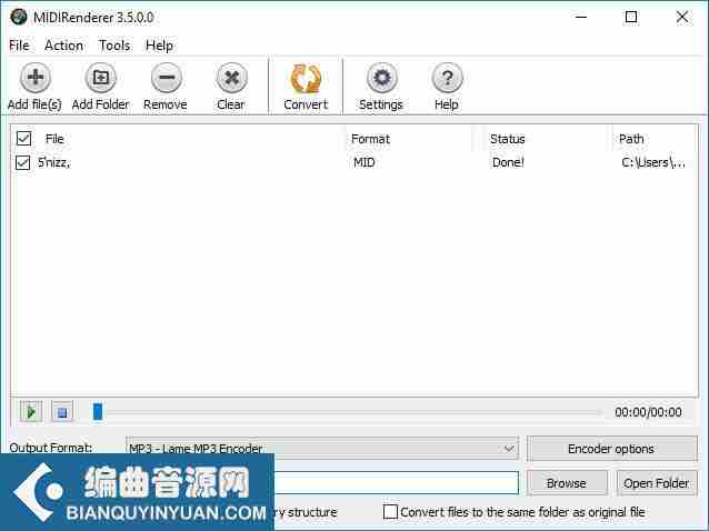 MIDI转换音频工具 – Abyssmedia MIDIRenderer 4.0 WIN